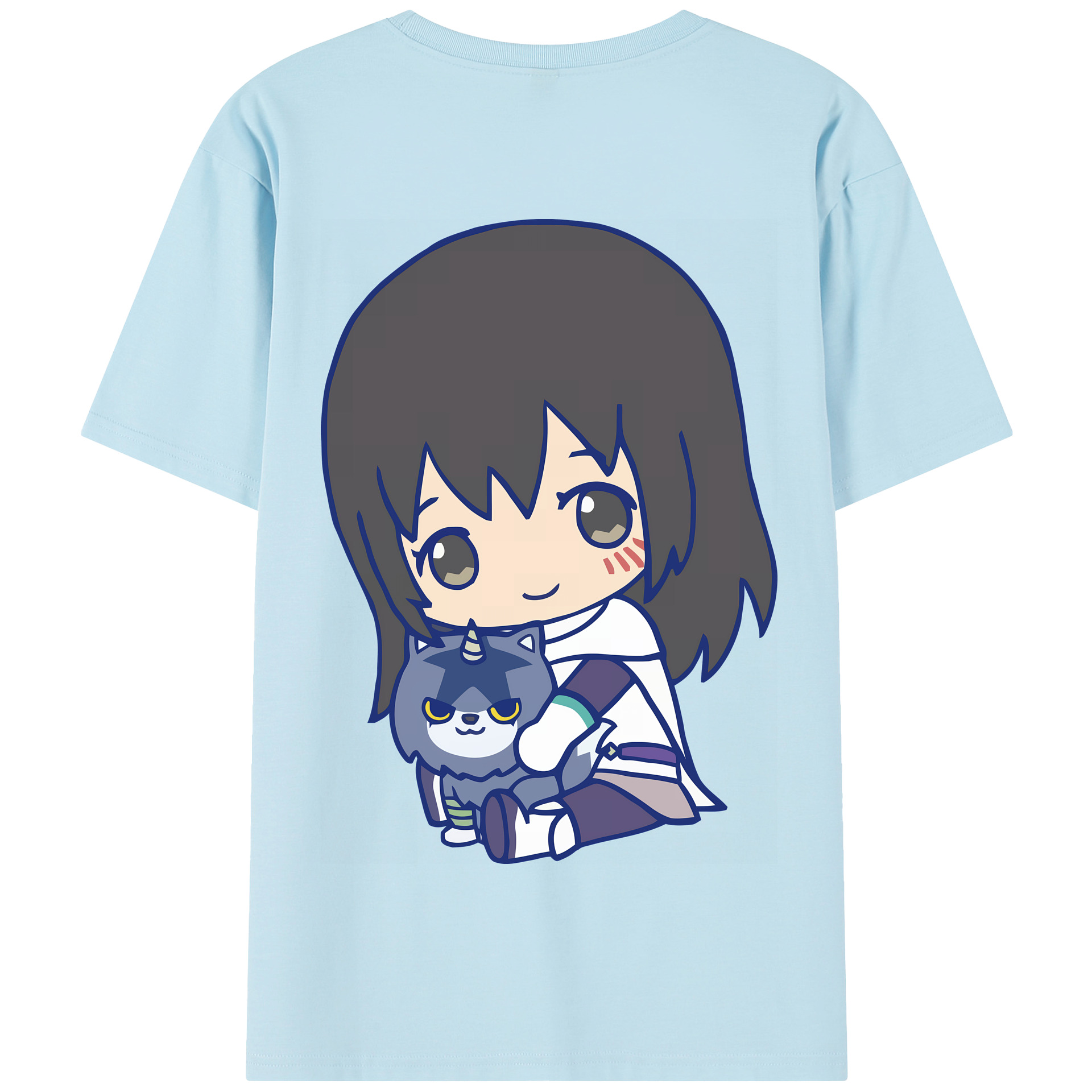 （画像用） 転スラ Regarding Reincarnated to Slime 綿100％半袖Tシャツ（背面プリント）
